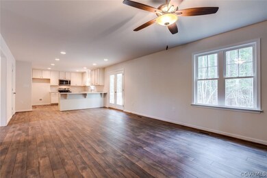 The Entire 1st Floor has Wood Laminate Floors.