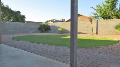 Nice size yard