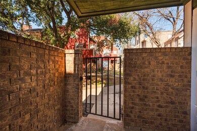 View front unit to patio.