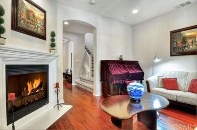 The living Room Boasts a Romantic Fireplace
