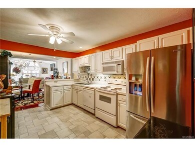Kitchen Views with New Tile Floors