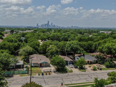 Drone / aerial view of skyline