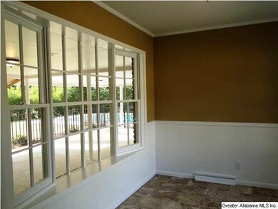 View of backyard from the breakfast nook