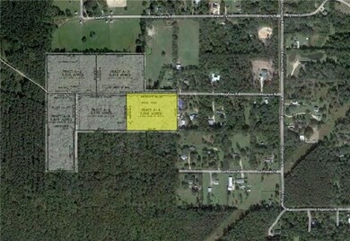 Highlighted parcel shows the 5 acres for sale.