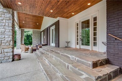 Fabulous front porch overlooking gorgeous scenery