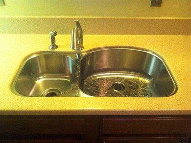 What else would you expect?  This custom sink with