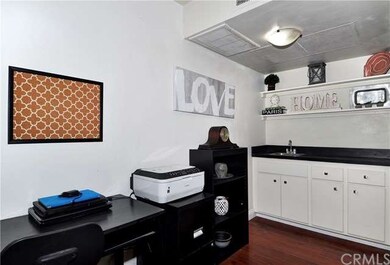 Wet bar area.