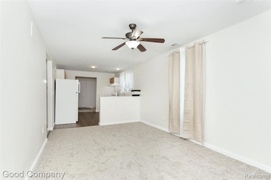 Living view to kitchen