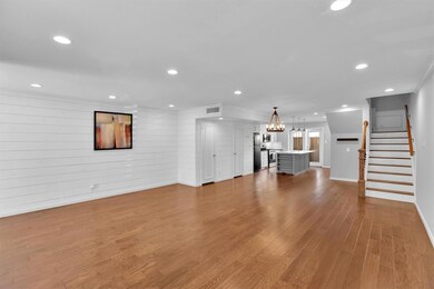 Large Family Room overlooking the Kitchen