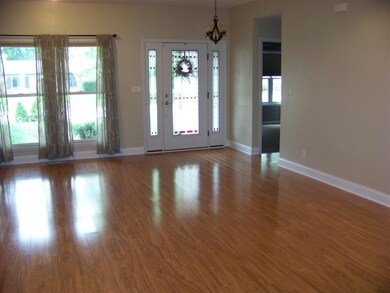 This space is perfect for a cozy entry and there i