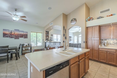Kitchen to Dining Rm