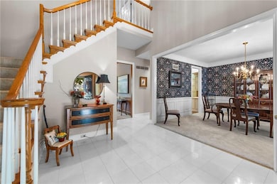 Hard surface walkway to kitchen