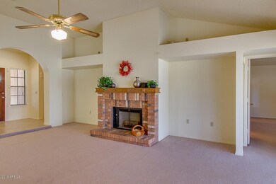 Shelving around Fireplace