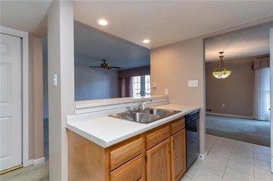 Open look for easy entertaining.
