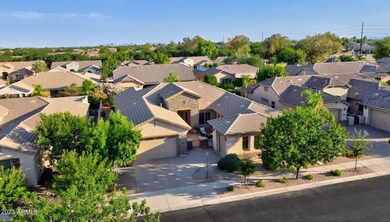 Aerial View of the House