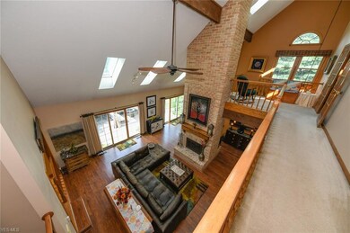 View 3 of the great room from the catwalk.