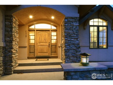 Gorgeous entrance with patio