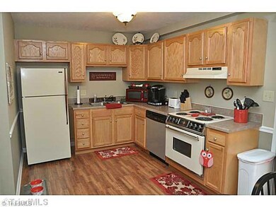 Kitchen. Plenty of room here but not too much to maintain!