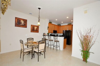 Dining room.  Offered unfurnished