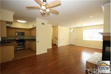 Living Room and Kitchen View