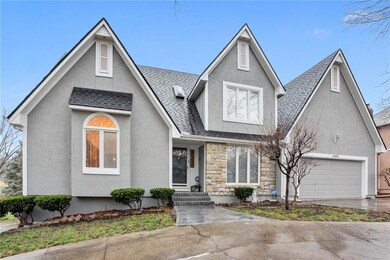 Front view of home with circular drive