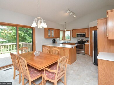 Great large dining area that leads to the 2nd deck