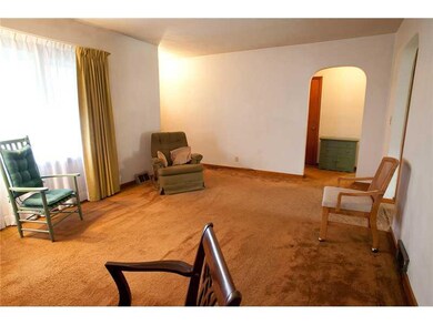 Living Room. 2nd shot of living room leading to th