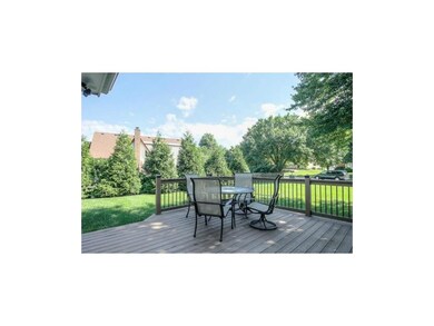 Composite Deck with iron spindles & lighted posts
