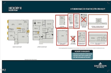 SNM Lot 62 Hickory II D9 Floor Plan MLS