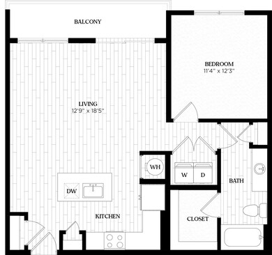 Actual floor plan for the A4 units