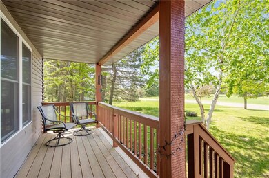 Sit on the porch and enjoy your views of the golf