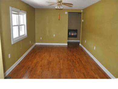 Hardwood in this living room