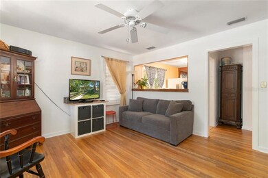 Beautiful wood floors in the living room