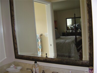 Master bath/dressing room mirror looking into Mast