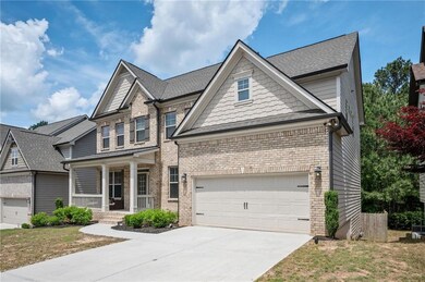 Craftsman-style home with covered porch, roof with