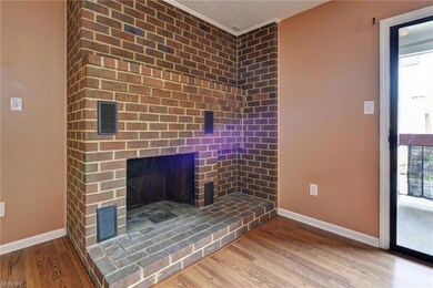 Wood Burning Fireplace