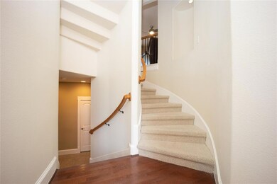 Wrought Iron Stairs as you enter the Townhouse