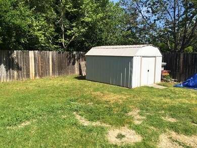 Shed concrete floor