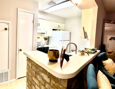 Open kitchen with pantry