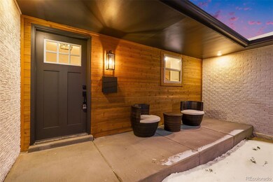 Covered front porch.