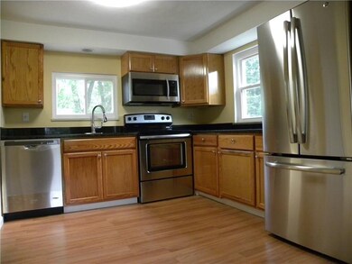 Bright kitchen with all new floor, counters, cabin