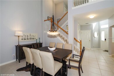 Dining Room w/ View of Cascading Staircase