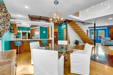 View from the dining space.
