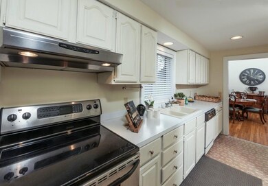 The bright and cheerful galley...