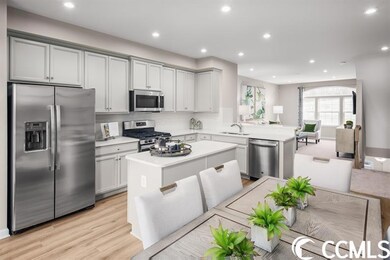 Located on the 2nd floor is an oversized kitchen w