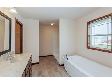Master Bath  with walk-in shower and separate show