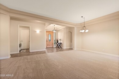living room view to entry way