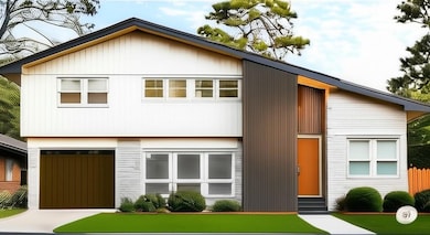 Ai generated image of an exterior renovation. Not to scale, not exact, used as an example only. Any & all sizes and details are to be verified by the Buyer during their due diligence period.