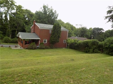Large tiered backyard.