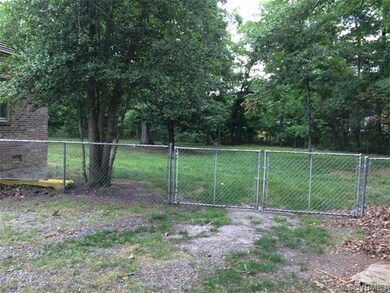 Fenced yard